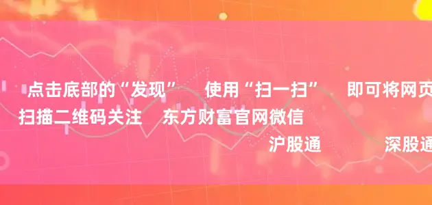 专业配资服务      点击底部的“发现”     使用“扫一扫”     即可将网页分享至朋友圈                            扫描二维码关注    东方财富官网微信                                                                        沪股通             深股通             